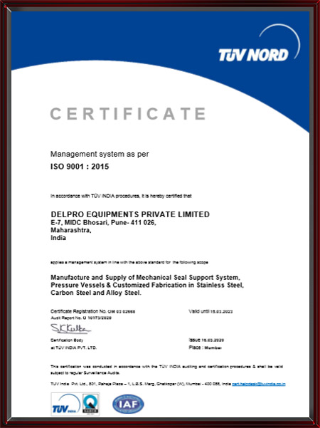 ISO CERTIFICATE